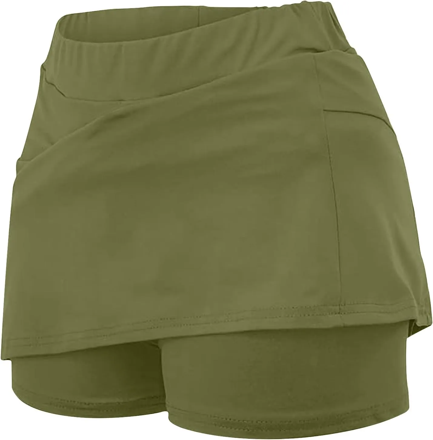 LEMONONSTORE Womens Plus Size Tennis Skirt Shorts High Waisted Tummy Control Athletic Skorts Skirts for Golf Running Workout