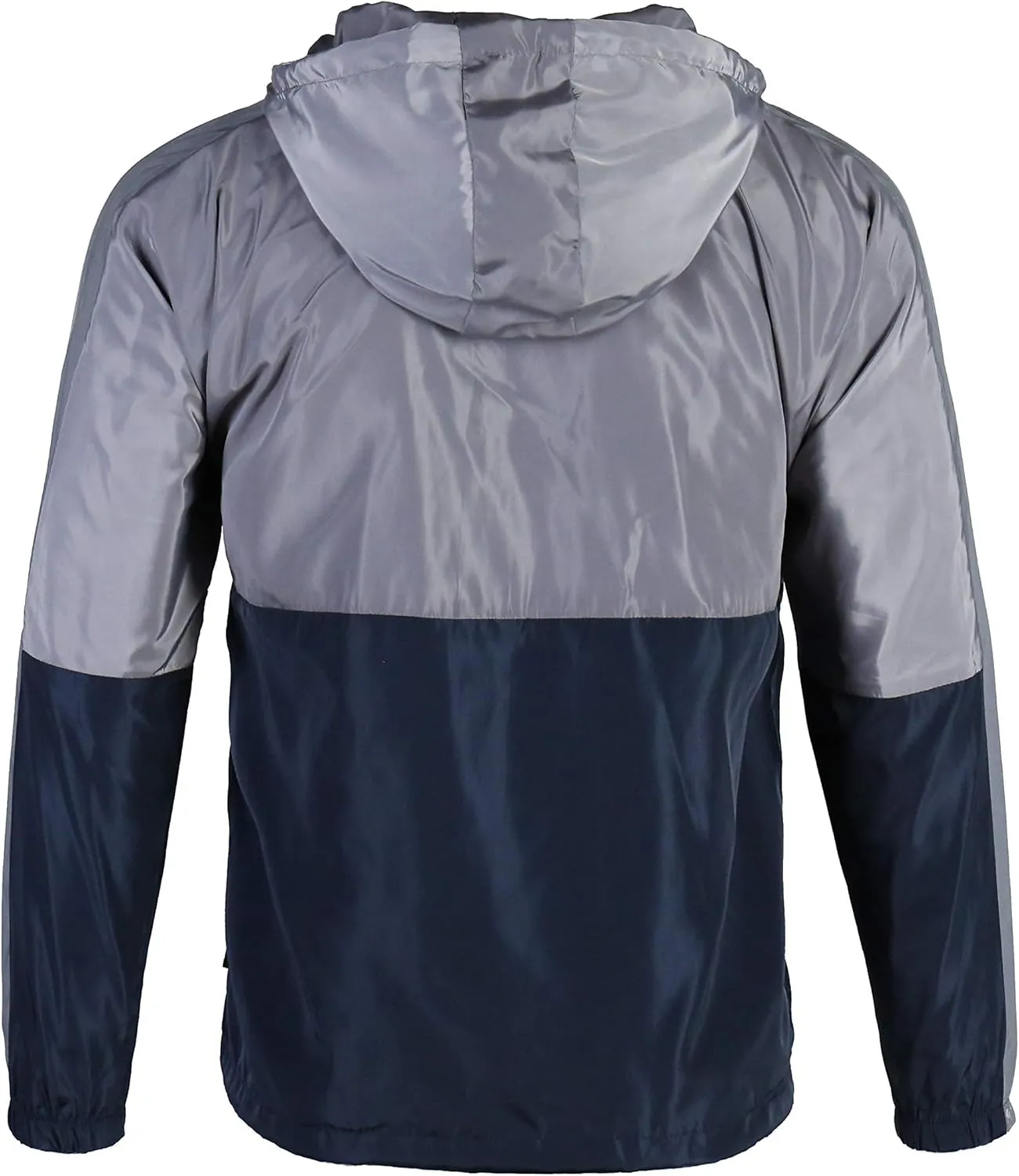 Lightweight Men's Windbreaker - Breathable Hooded Jacket for Outdoors & Commutes
