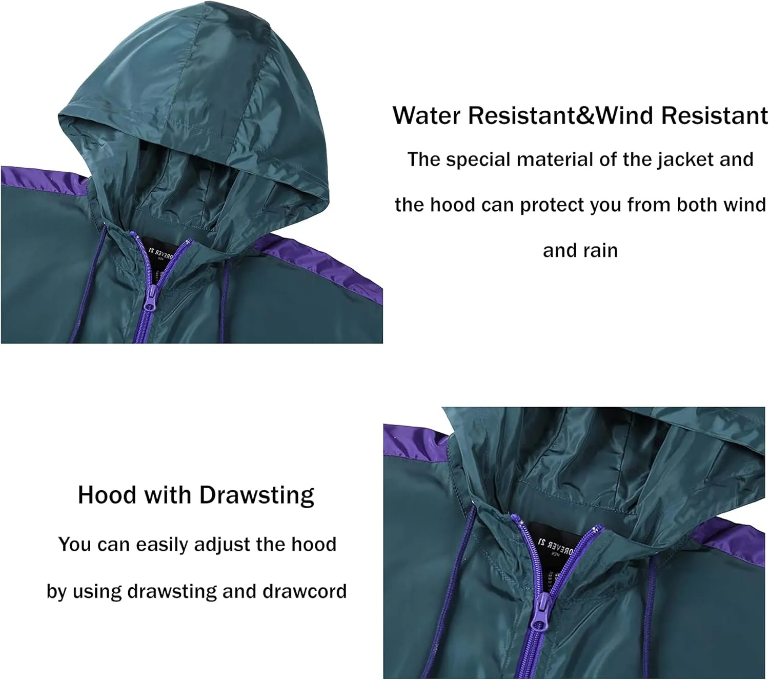 Lightweight Men's Windbreaker - Breathable Hooded Jacket for Outdoors & Commutes