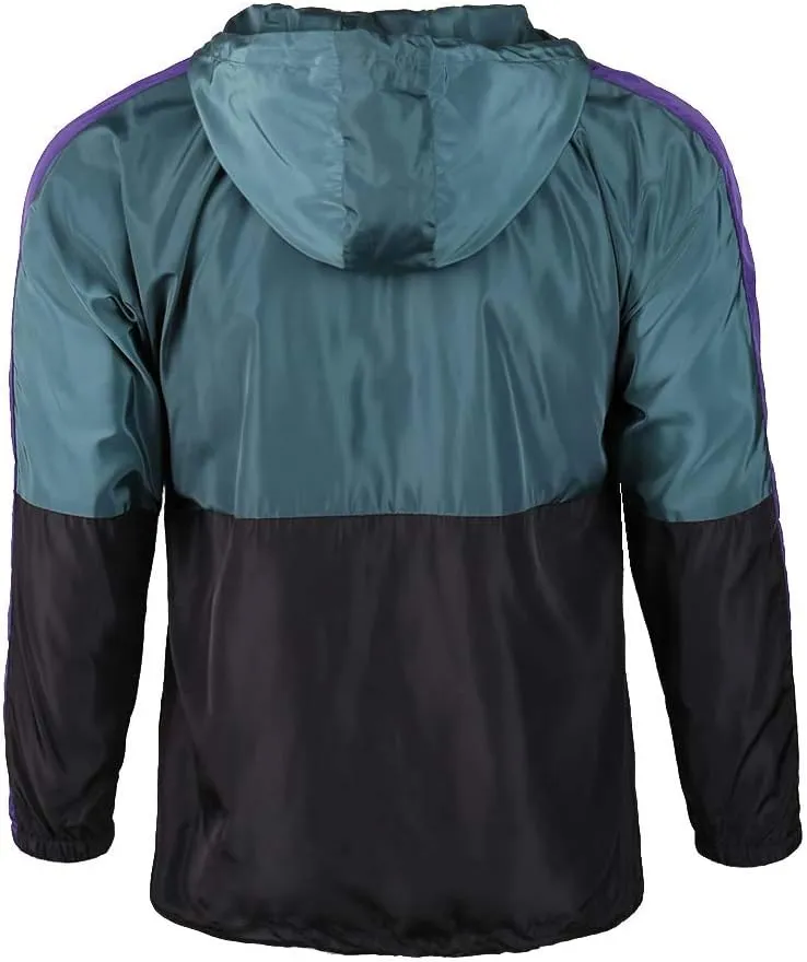 Lightweight Men's Windbreaker - Breathable Hooded Jacket for Outdoors & Commutes