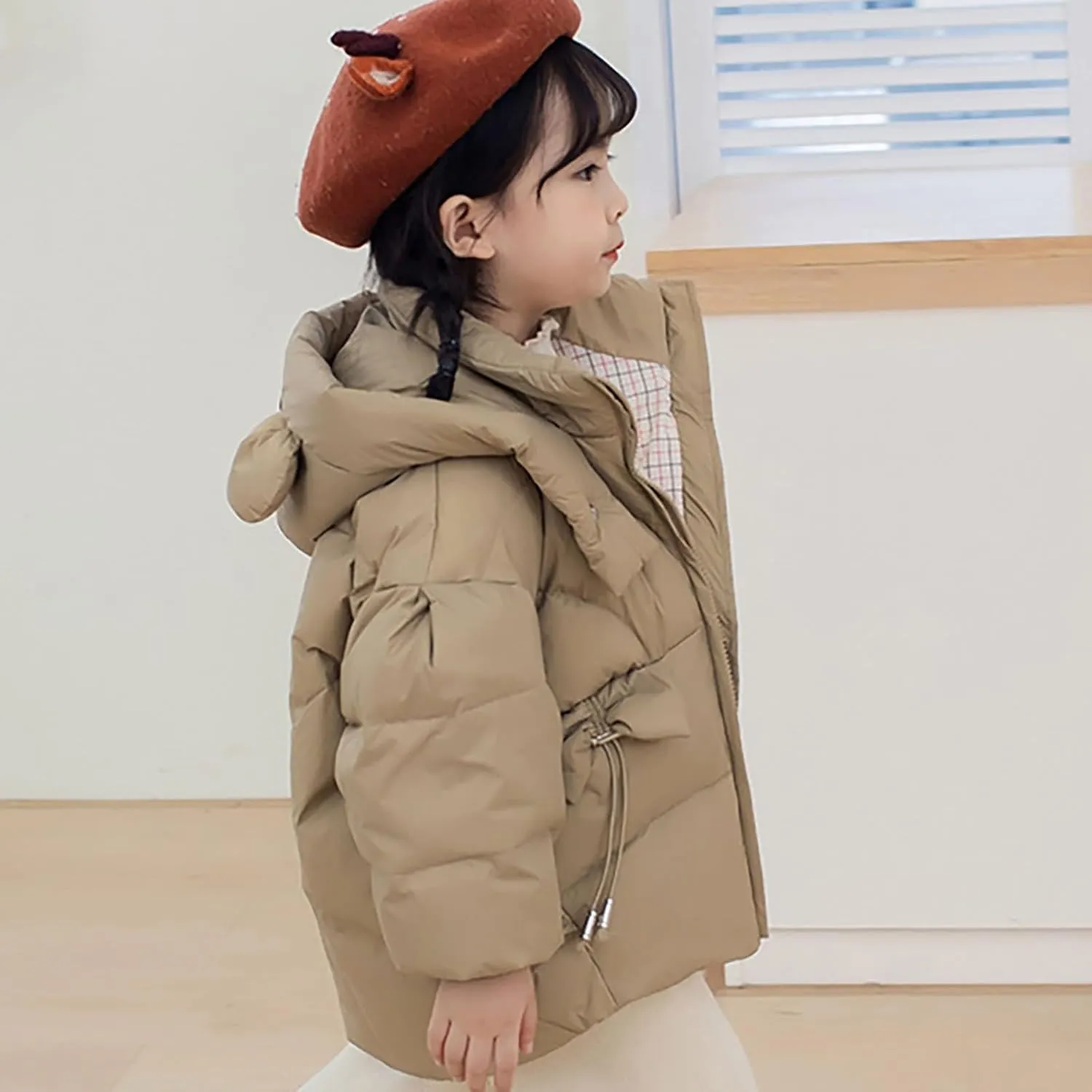 Log Coat Kids Toddler Baby Girls Boys Winter Warm Thick Solid Cotton Long Sleeve Padded Jacket Coat Kids Winter Jackets