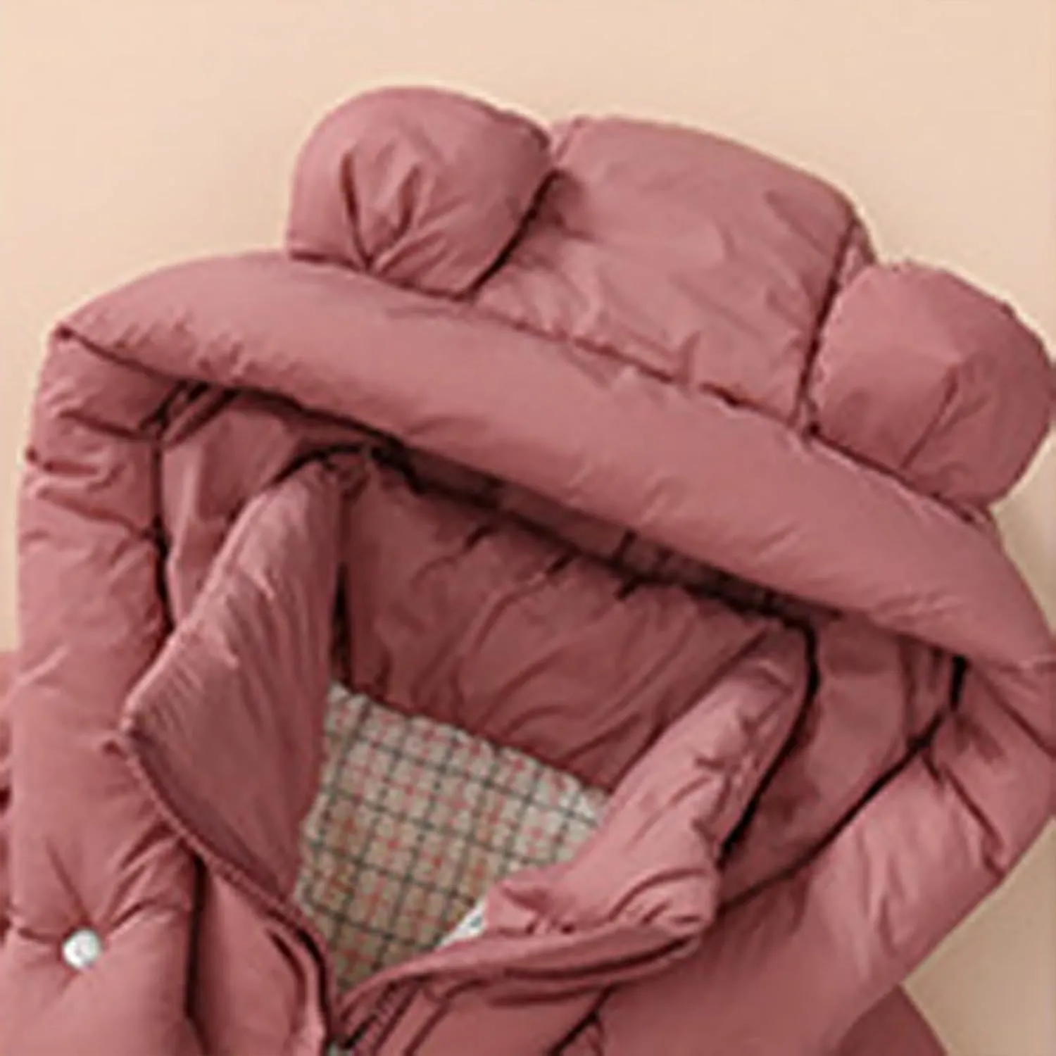 Log Coat Kids Toddler Baby Girls Boys Winter Warm Thick Solid Cotton Long Sleeve Padded Jacket Coat Kids Winter Jackets
