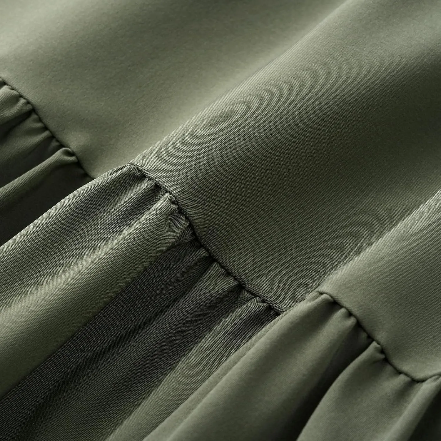 Maxi Skirt for Women Flowy Swing Tiered A-Line Fall Skirt Elastic High Waist Pleated Ruffle Long Beach Skirts Dress