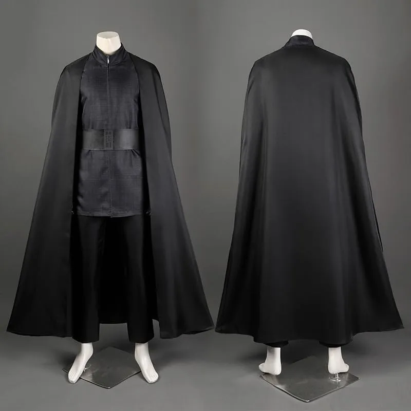 Men Cosplay Costume, Cloak Pants Belt Gloves Tunic Robes for Halloween