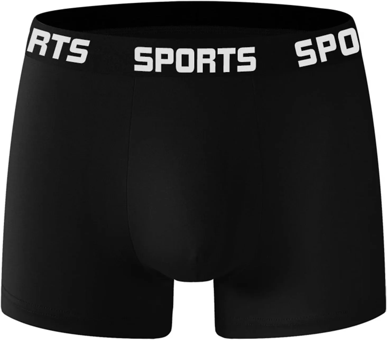 Mens Boxer Briefs Cotton Underwear Comfy Breathable Sport Short Leg Boxer Briefs Mens Sexy Underwear for Straight Men