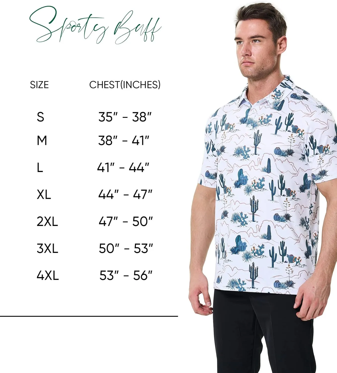Men's Golf Polo Shirt - Standout Performance Quick-Dry Golf Polo Shirts for Men