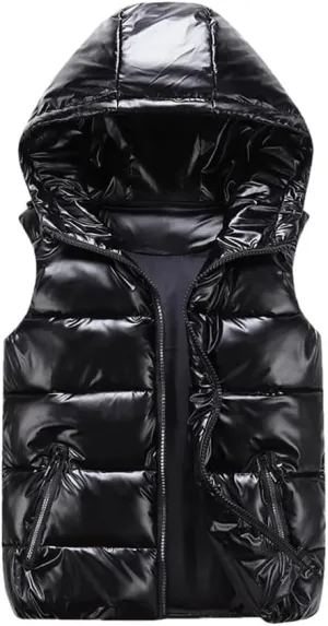 Men's Jackets Winter Warm Thicken Windproof Coat Hoodie Parkas Sleeveless Spring Cotton Padded Jackets
