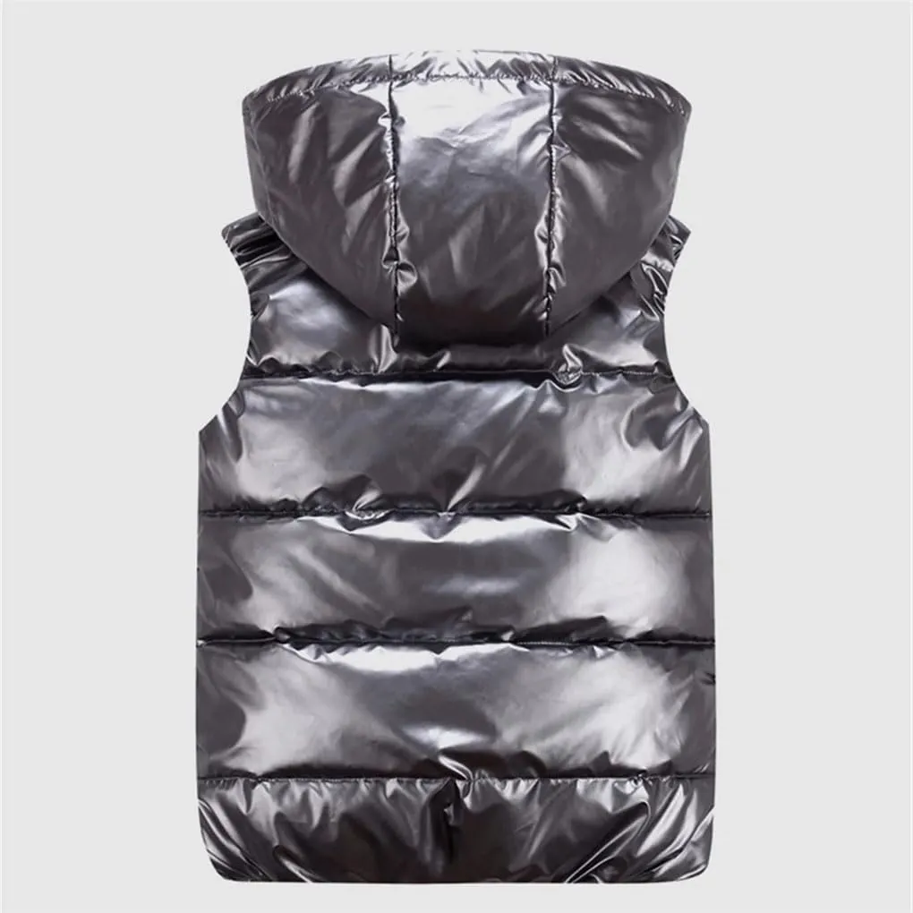 Men's Jackets Winter Warm Thicken Windproof Coat Hoodie Parkas Sleeveless Spring Cotton Padded Jackets