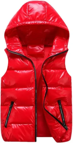 Men's Jackets Winter Warm Thicken Windproof Coat Hoodie Parkas Sleeveless Spring Cotton Padded Jackets