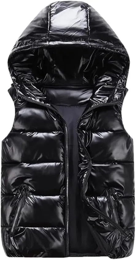 Men's Jackets Winter Warm Thicken Windproof Coat Hoodie Parkas Sleeveless Spring Cotton Padded Jackets