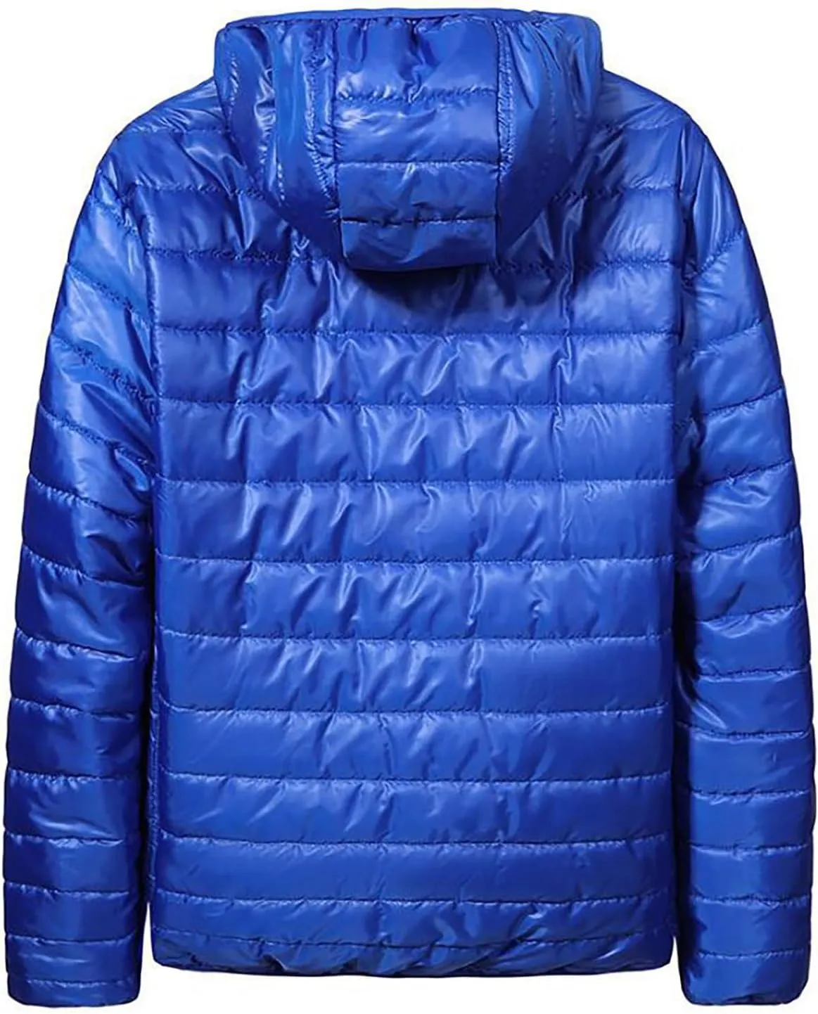 Men's Puffer Jacket with Hooded Puffy Quilted Down Jacket Lightweight Warm Winter Jackets Outerwear Cold Weather Winter Coats