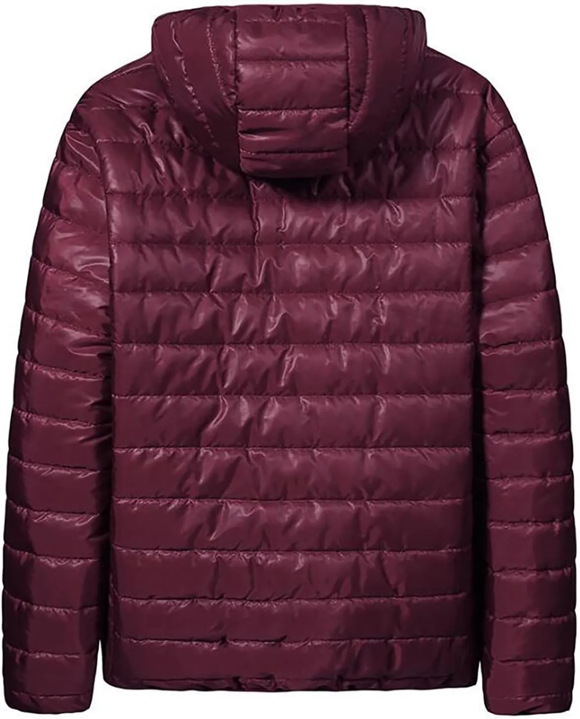 Men's Puffer Jacket with Hooded Puffy Quilted Down Jacket Lightweight Warm Winter Jackets Outerwear Cold Weather Winter Coats
