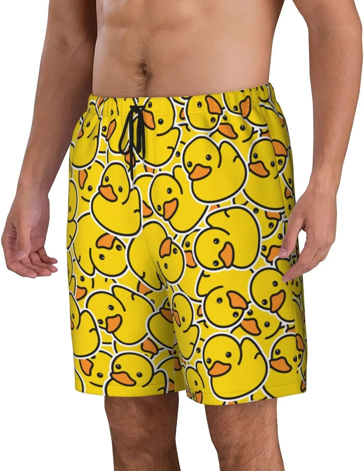 Mens Swim Trunks Quick Dry Swim Shorts with Mesh Lining Breathable Men's Beach Pants Swimwear Bathing Suits
