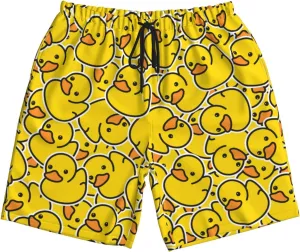 Mens Swim Trunks Quick Dry Swim Shorts with Mesh Lining Breathable Men's Beach Pants Swimwear Bathing Suits