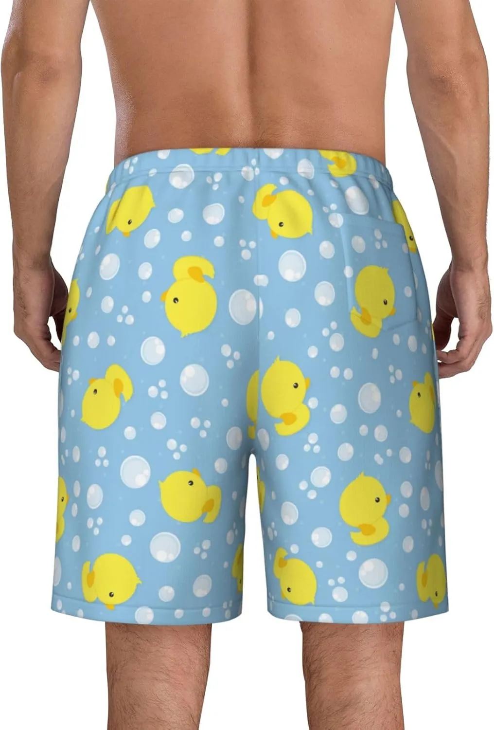 Mens Swim Trunks Quick Dry Swim Shorts with Mesh Lining Breathable Men's Beach Pants Swimwear Bathing Suits
