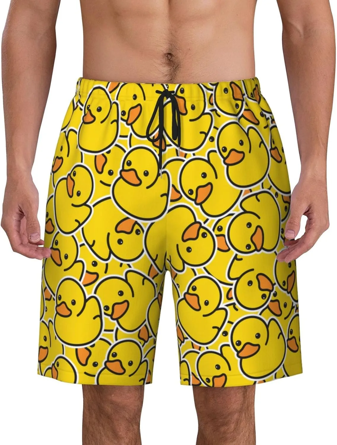 Mens Swim Trunks Quick Dry Swim Shorts with Mesh Lining Breathable Men's Beach Pants Swimwear Bathing Suits