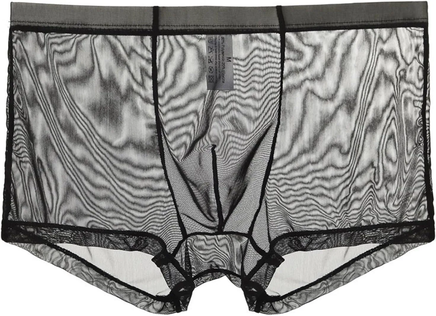 Men's Underwear Sexy Mesh Breathable Boxer Briefs Low Rise Cool Valentines Boxers Pack Set Exotic Briefs Underwear