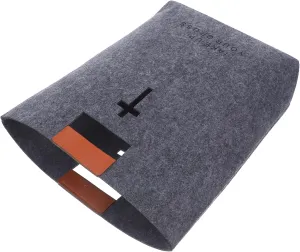 Mikinona Felt Bible Tote Bag Multi Functional Travel Storage for Daily Use Large Capacity Handbag with Strong Stitching for Bible Study Shopping Reusable Felt Material