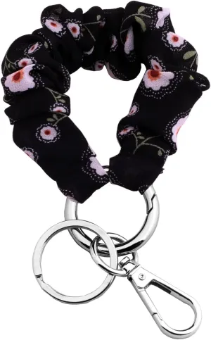 Multi-Functional Wristlet Keychain Women Stretchy Bracelet Hair Tie Scrunchy