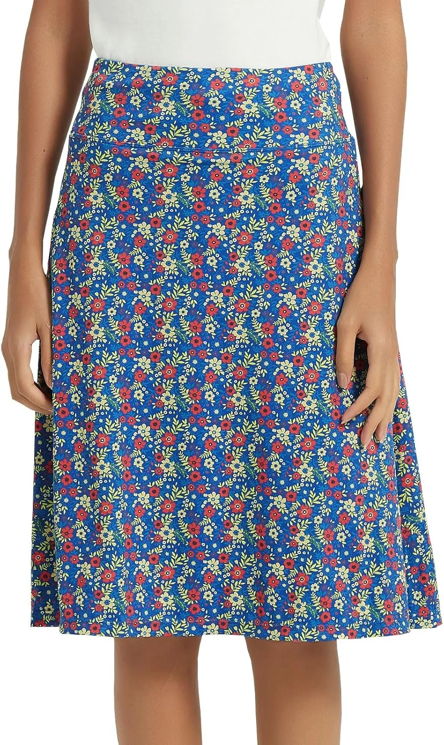 NOOYME 24" Skorts Modest for Women with Pockets Midi Knee Length Athletic Skirts