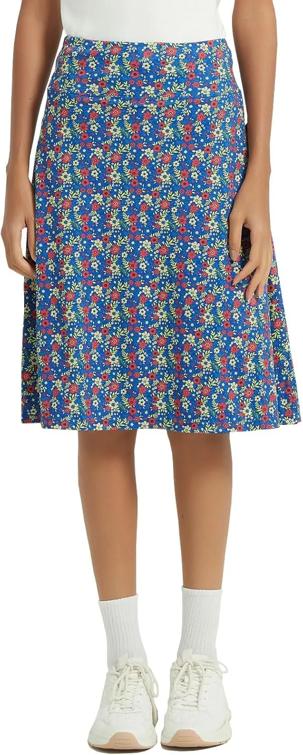 NOOYME 24" Skorts Modest for Women with Pockets Midi Knee Length Athletic Skirts