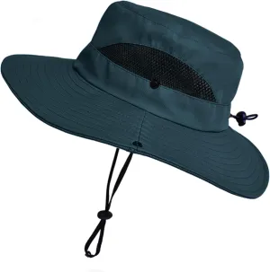 NPJY Sun Hats for Women Men 3 Wide Brim UPF 50  Fishing Beach Bucket Hats