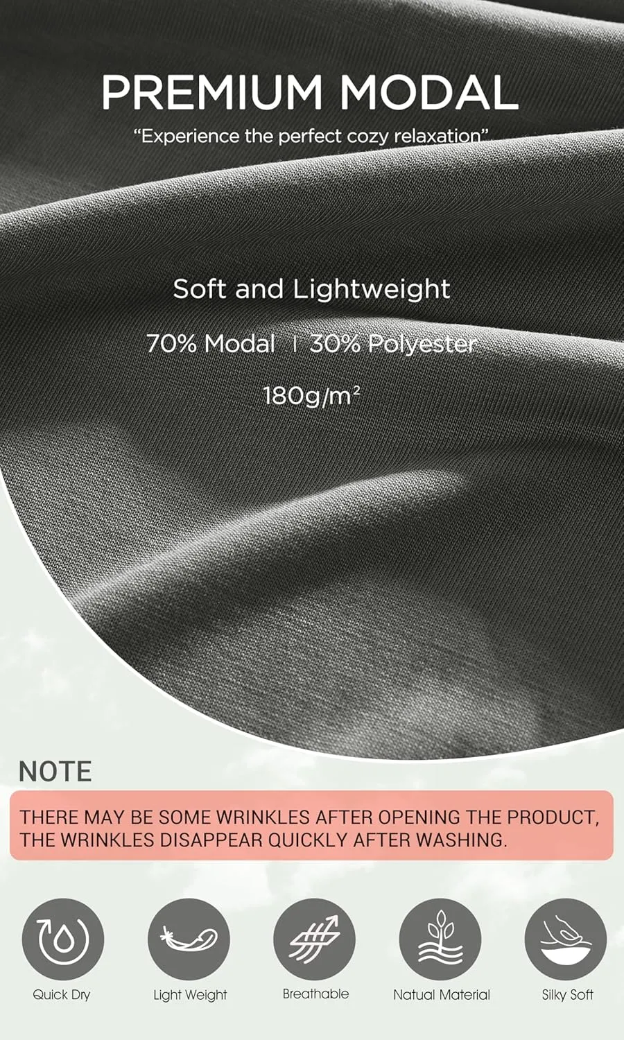 ODODOS 2-Pack Ultra-Soft Modal Lounge Shorts for Women  Lightweight & Breathable Sleepwear, 3" Inseam