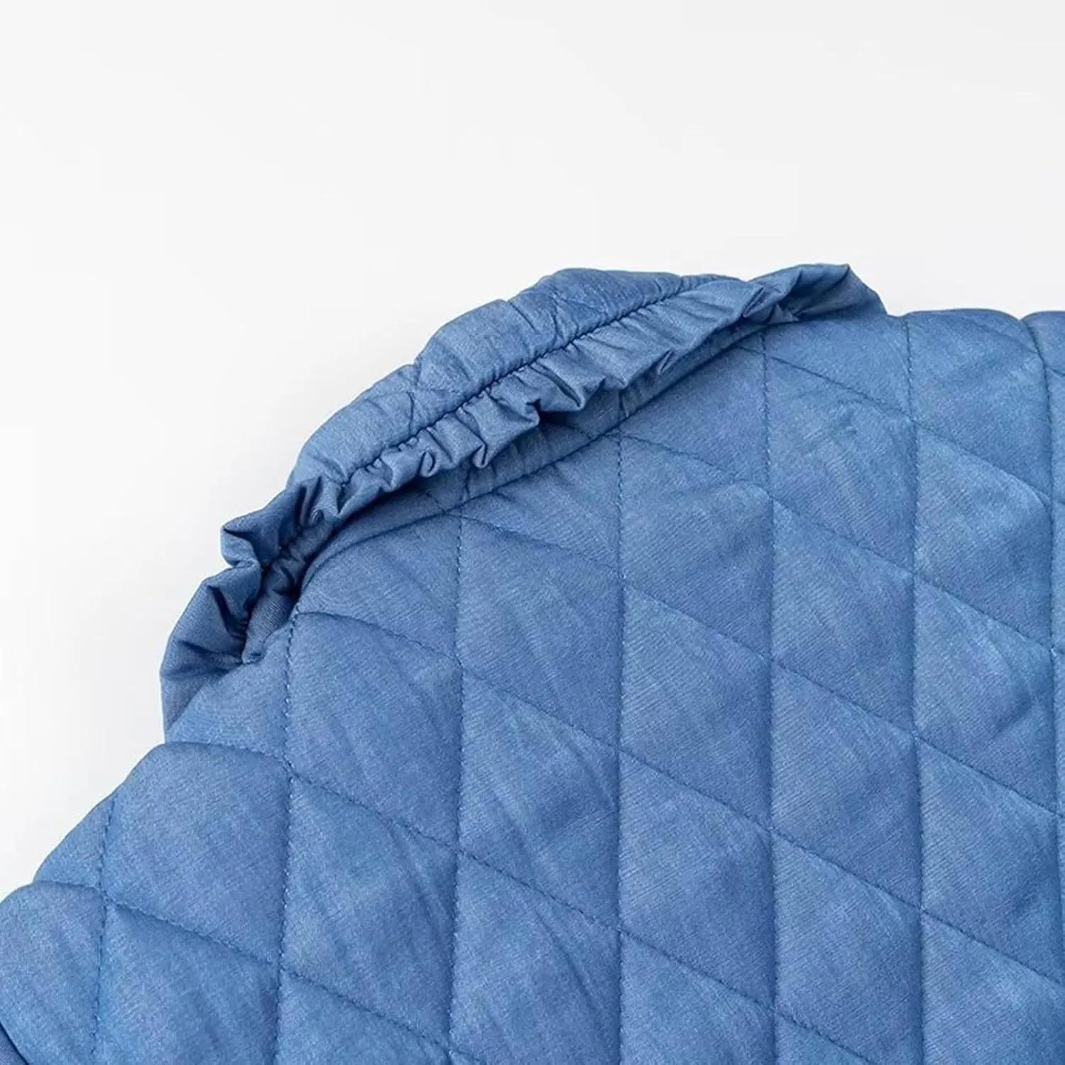 Oplxuo Women's Tie Front Quilted Jackets Cute Ruffle Lapel Cotton Padded Coat Long Sleeve Jacket Winter Puffy Outwear
