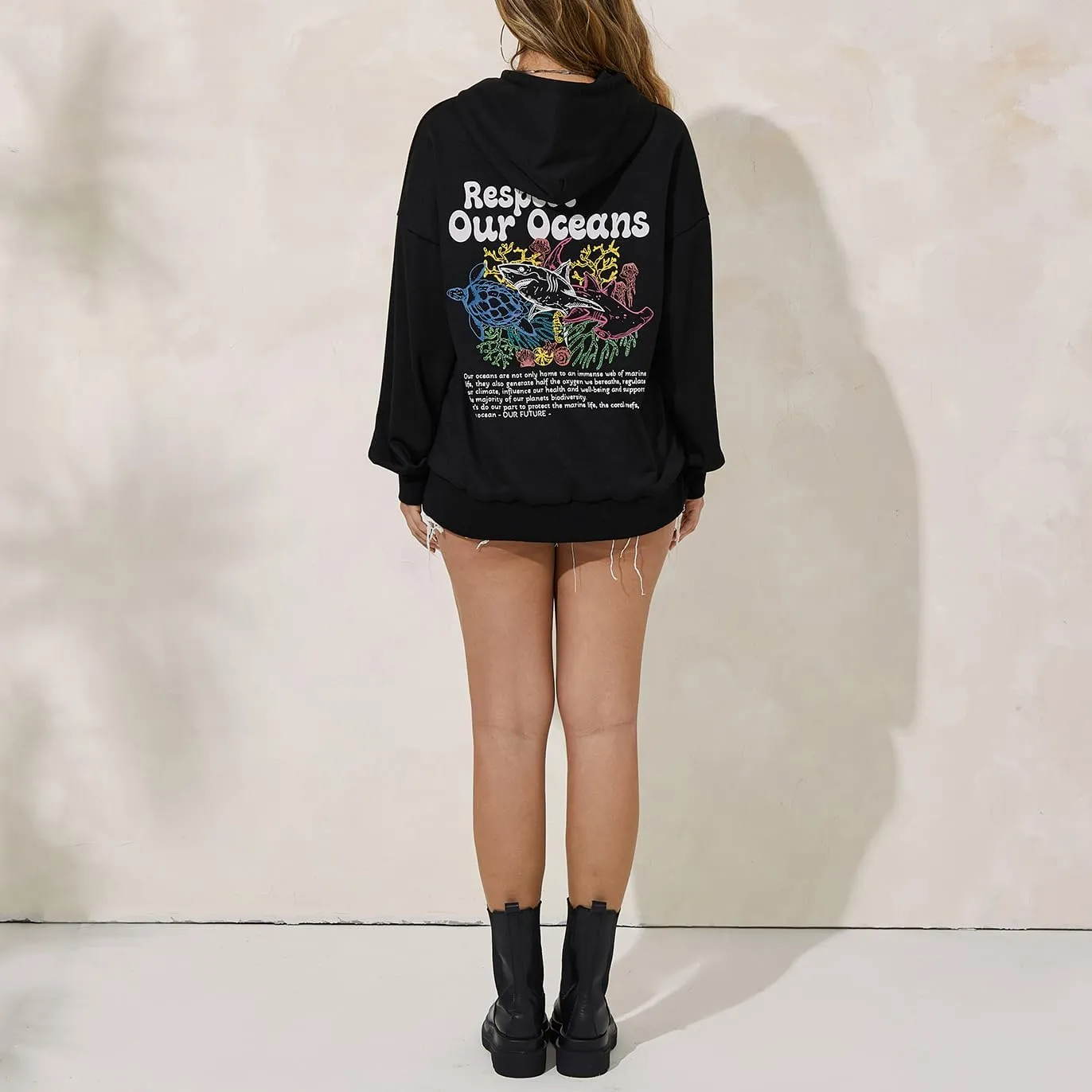 Oversized Graphic Hoodies for Teen Girl Women Cute Y2k Letter Flower Pullover Tops Aesthetic Preppy Sweatshirts