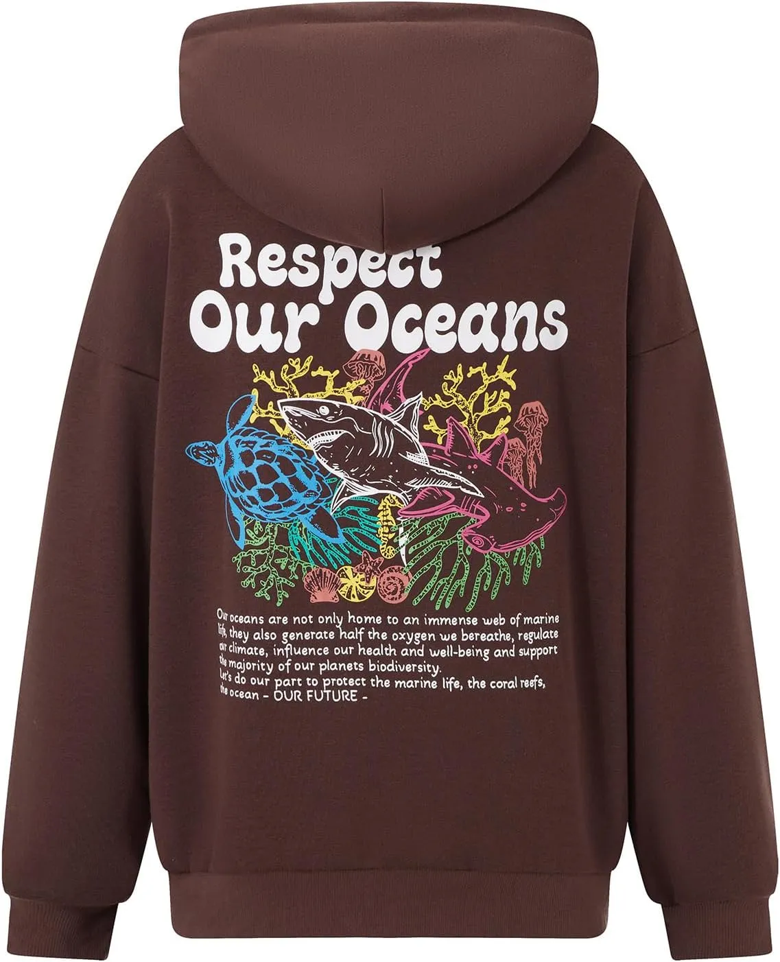 Oversized Graphic Hoodies for Teen Girl Women Cute Y2k Letter Flower Pullover Tops Aesthetic Preppy Sweatshirts