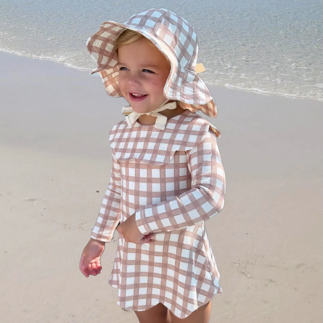 Petal Bodysuit · Gingham