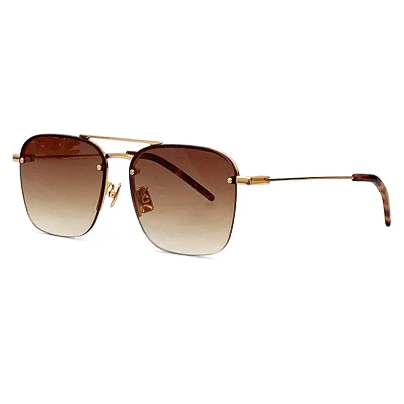 Pilot Sunglasses New Fashion Female Classic Sunglasses Metal Frame Retro Gradient Mirror Protective Glasses