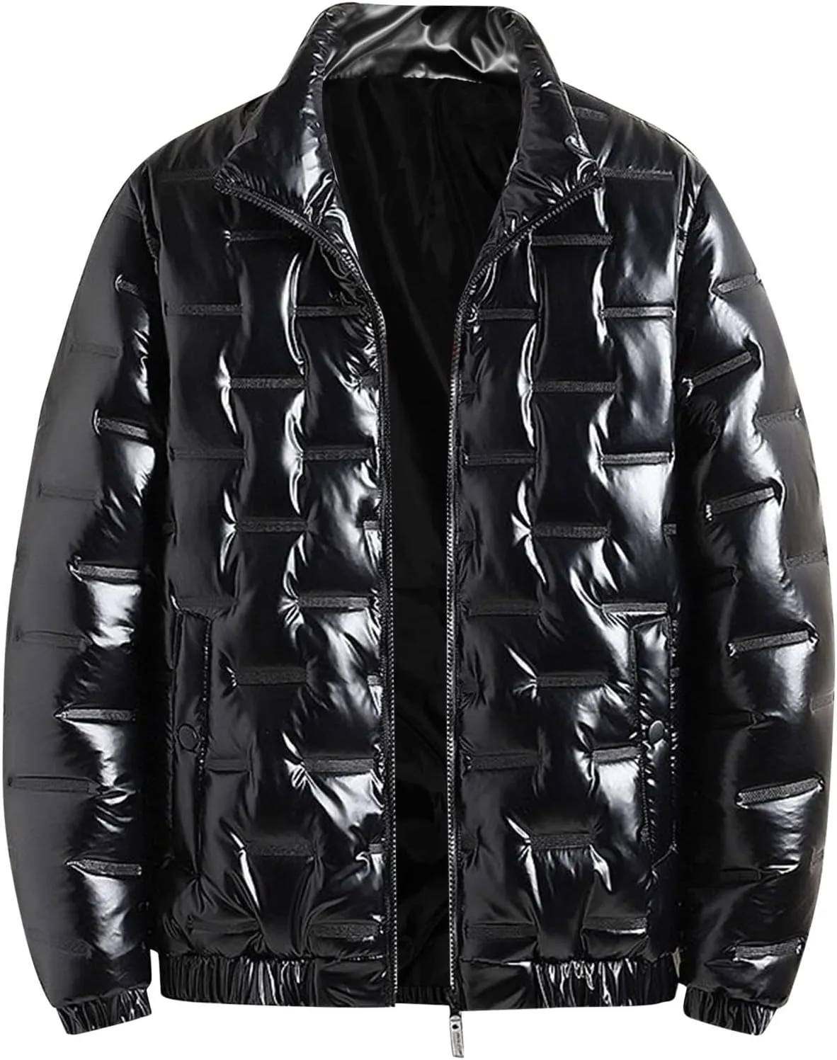 Prime Big Deal 2024 Today Deals Hooded Leather Jacket Men Birthday Gift Vest Jacket Men Men Faux Hooded Cotton Padded Outerwear and Coat Blazer for Men Slim Fit with Shirt