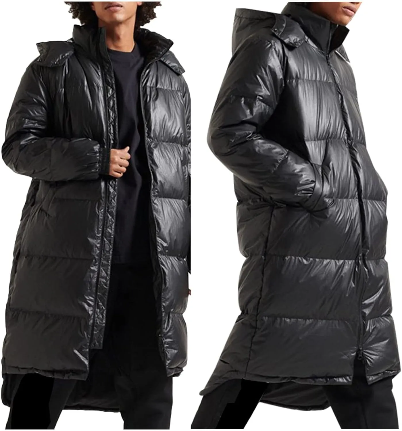 Prime Big Deal 2024 Today Deals Sport Coats for Men Boys Lined Windbreaker Men Faux Hooded Cotton Padded Outerwear and Coat Flannel Hoodie Men Mens Cropped Jacket Winter for Men