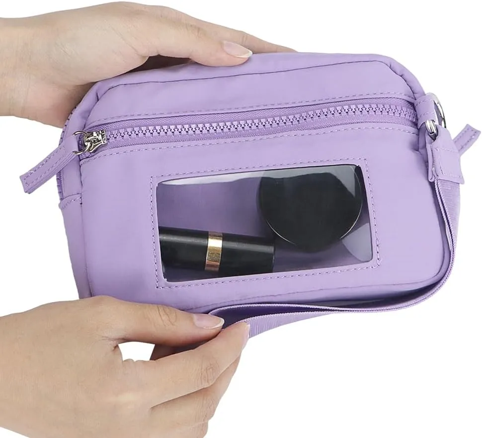 questAll Lightweight Waterproof Nylon RFID Wristlet Wallet for Women, Multi-Functional Travel Pouch, Practical Design 9103