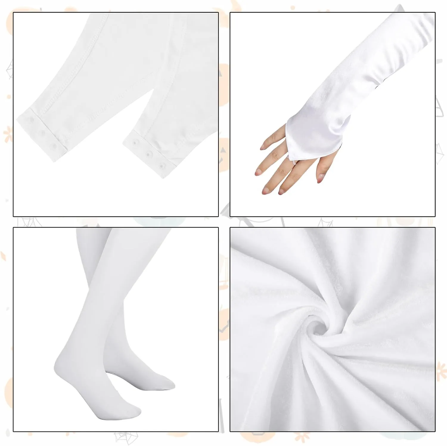 Shinymoon Women's Halloween Cosplay Costume Bodysuit with Hooded Cloak Velvet Cape Satin Gloves Footed Tights Suits