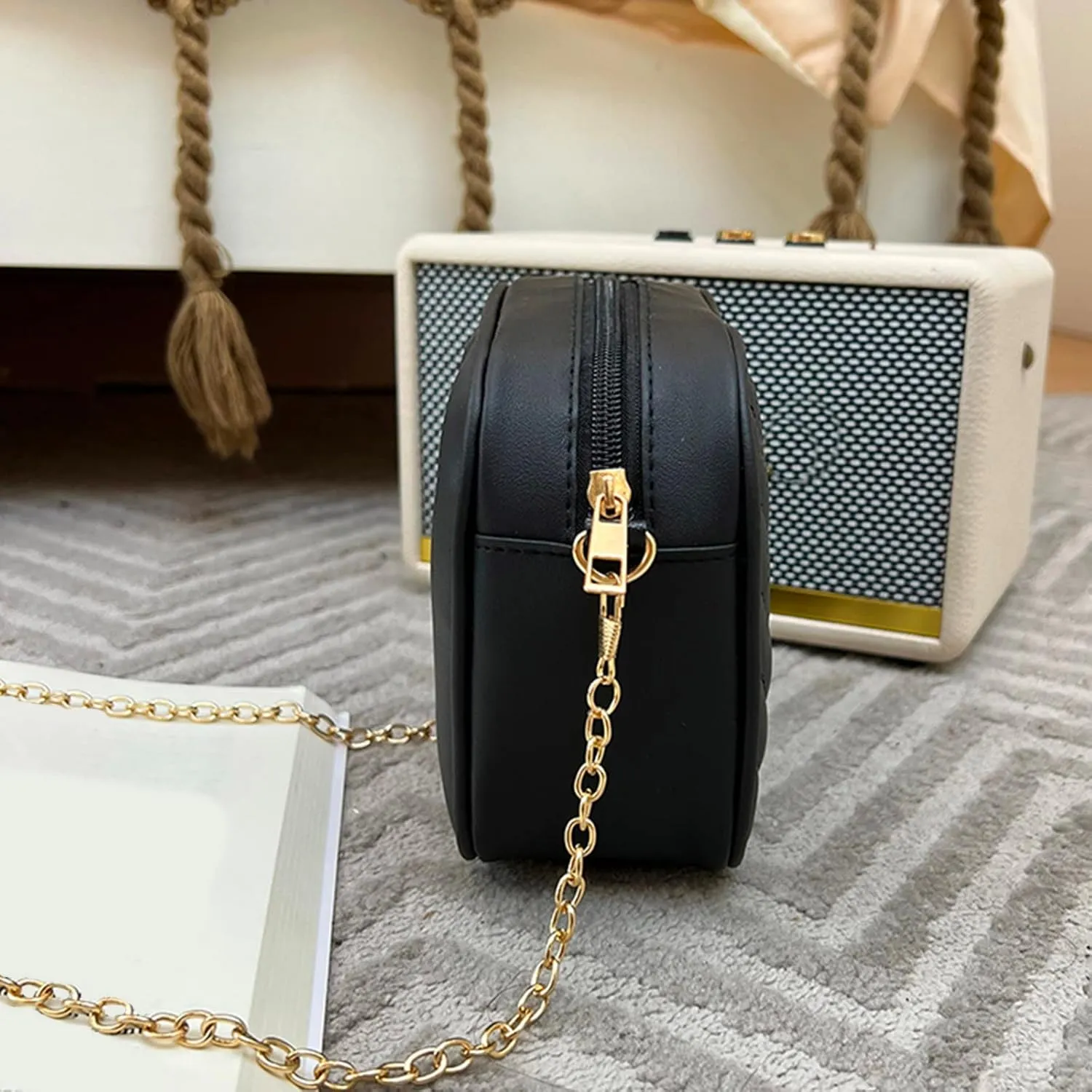 Shoulder Bag for Women Women Messenger Bag Fashion Simple Trend Chain Shoulder Purse Practical