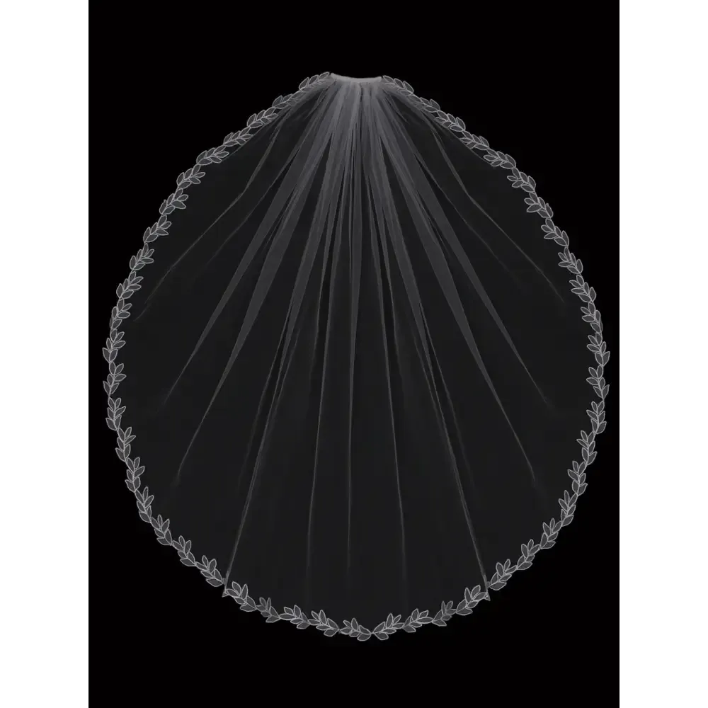 Single Tier Bridal Veil | V2383SF