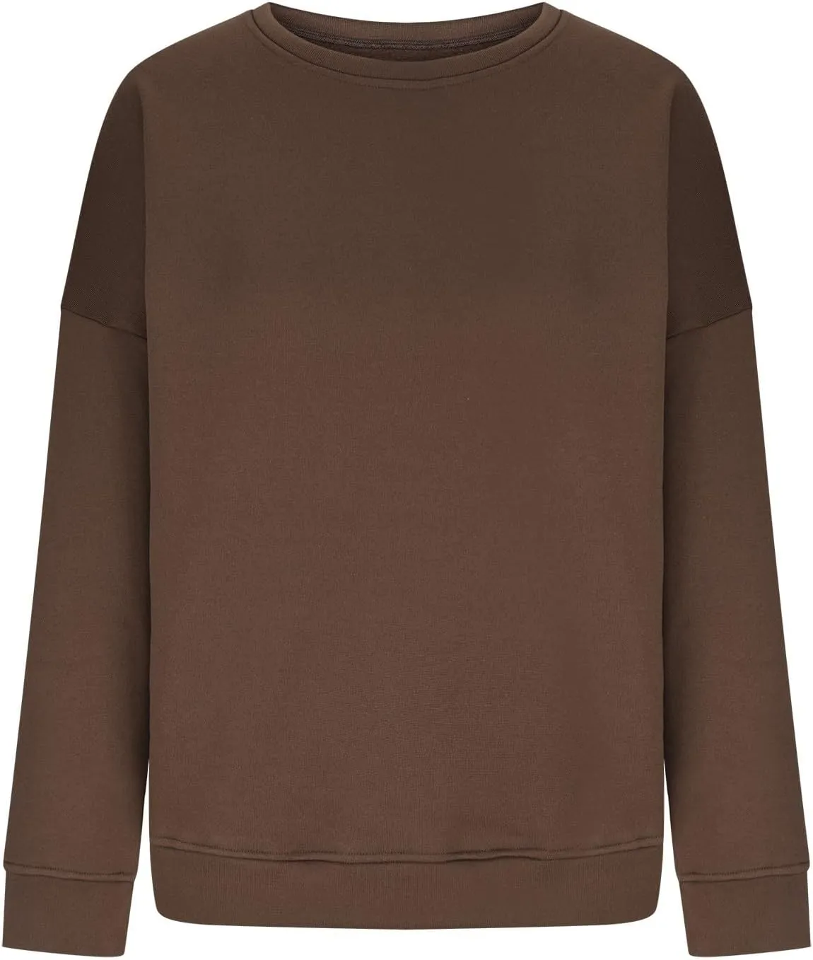 slqdgmryz Oversized Sweatshirts for Women Loose Fit Fleece Pullover Long Sleeve Crewneck Sweatshirts Solid Fall Hoodies