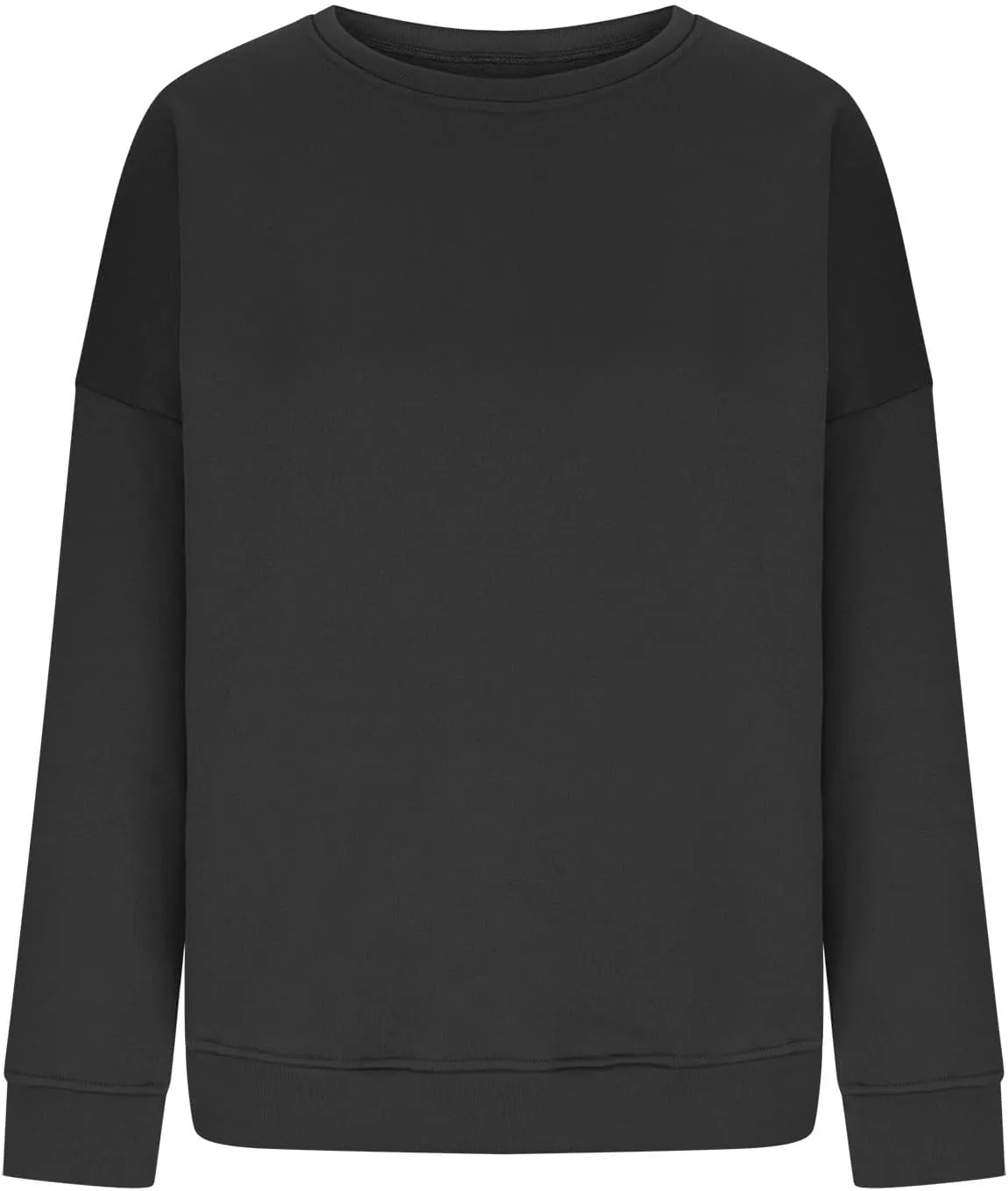 slqdgmryz Oversized Sweatshirts for Women Loose Fit Fleece Pullover Long Sleeve Crewneck Sweatshirts Solid Fall Hoodies