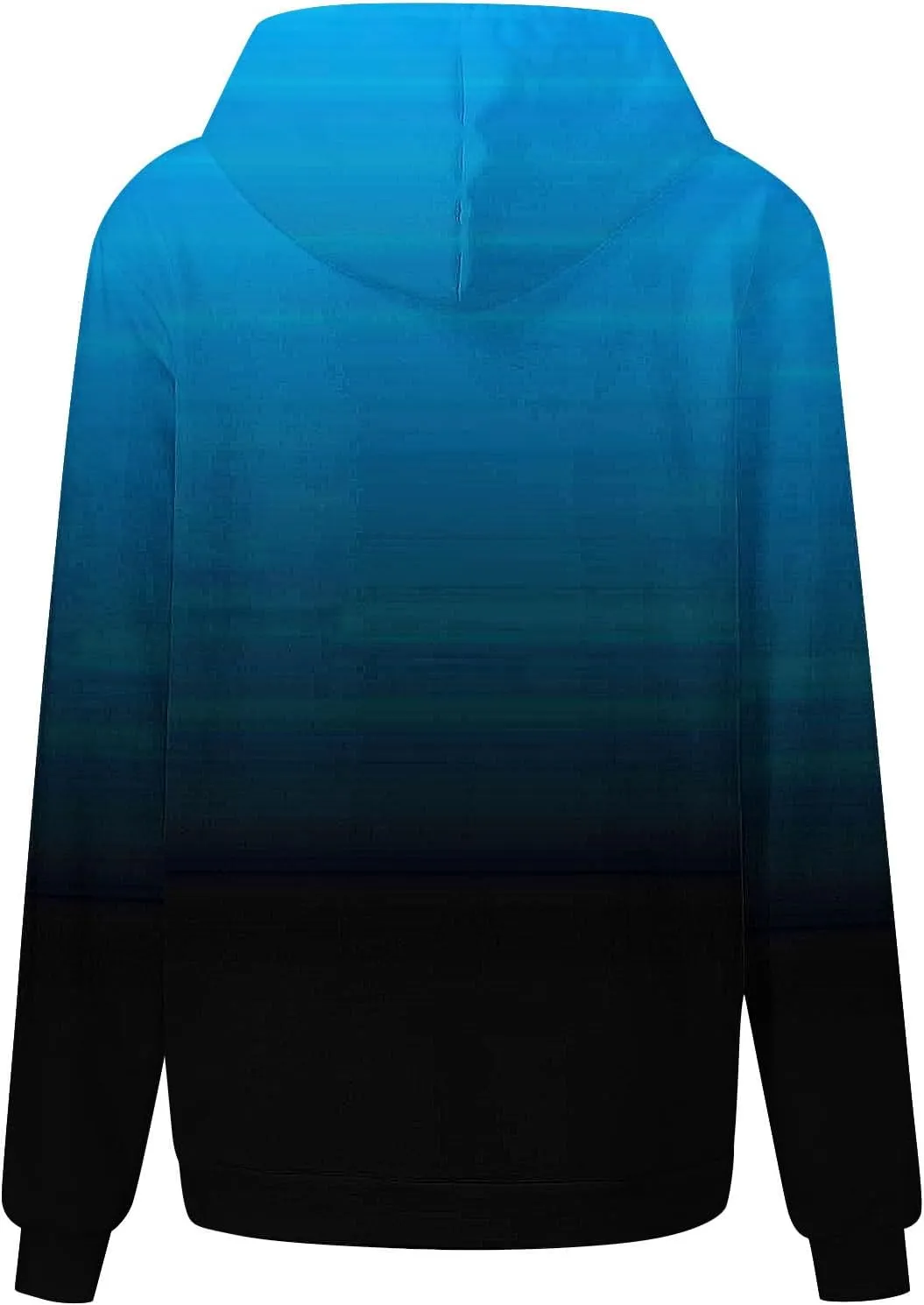 SMIDOW Oversized Hoodies For Women Trendy 2024 Gradient Plus Size Pullover Tops Teen Girls Fall Outfits Hooded Sweatshirt