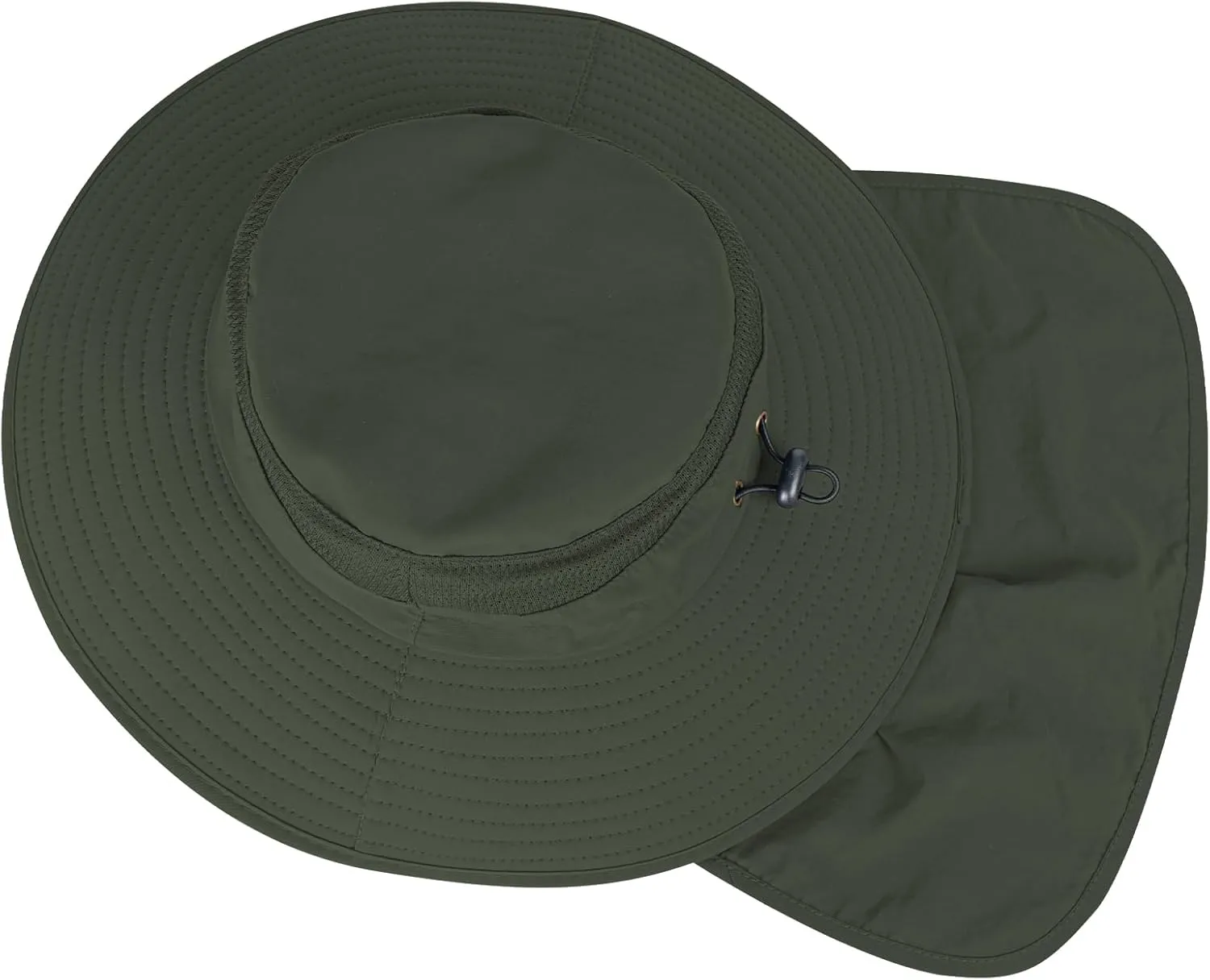 Sun Hats for Men Women Fishing Hat UPF 50  Breathable Wide Brim Bucket Hats Summer UV Protection Safari Hat with Neck Flap