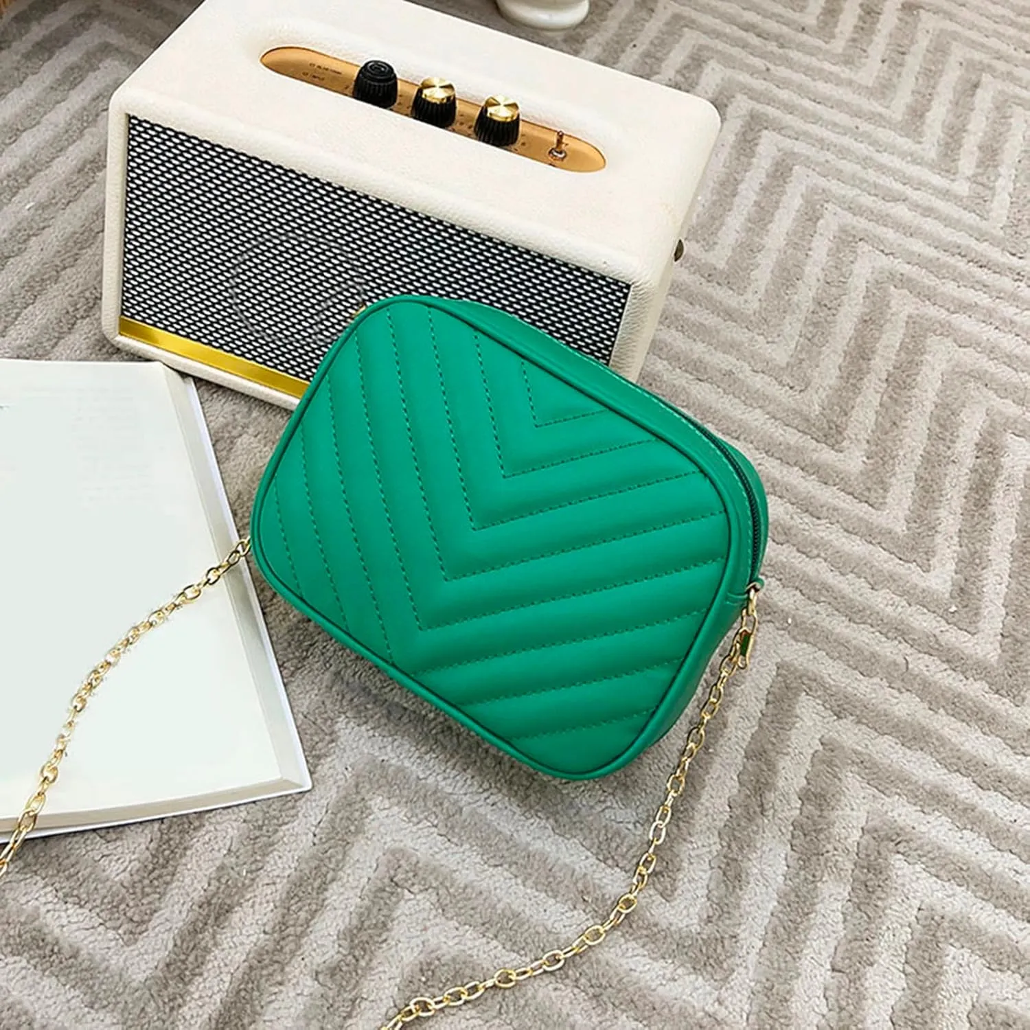 Tote Bag for Women Women Messenger Bag Fashion Simple Trend Chain Shoulder Bag Purse Practical