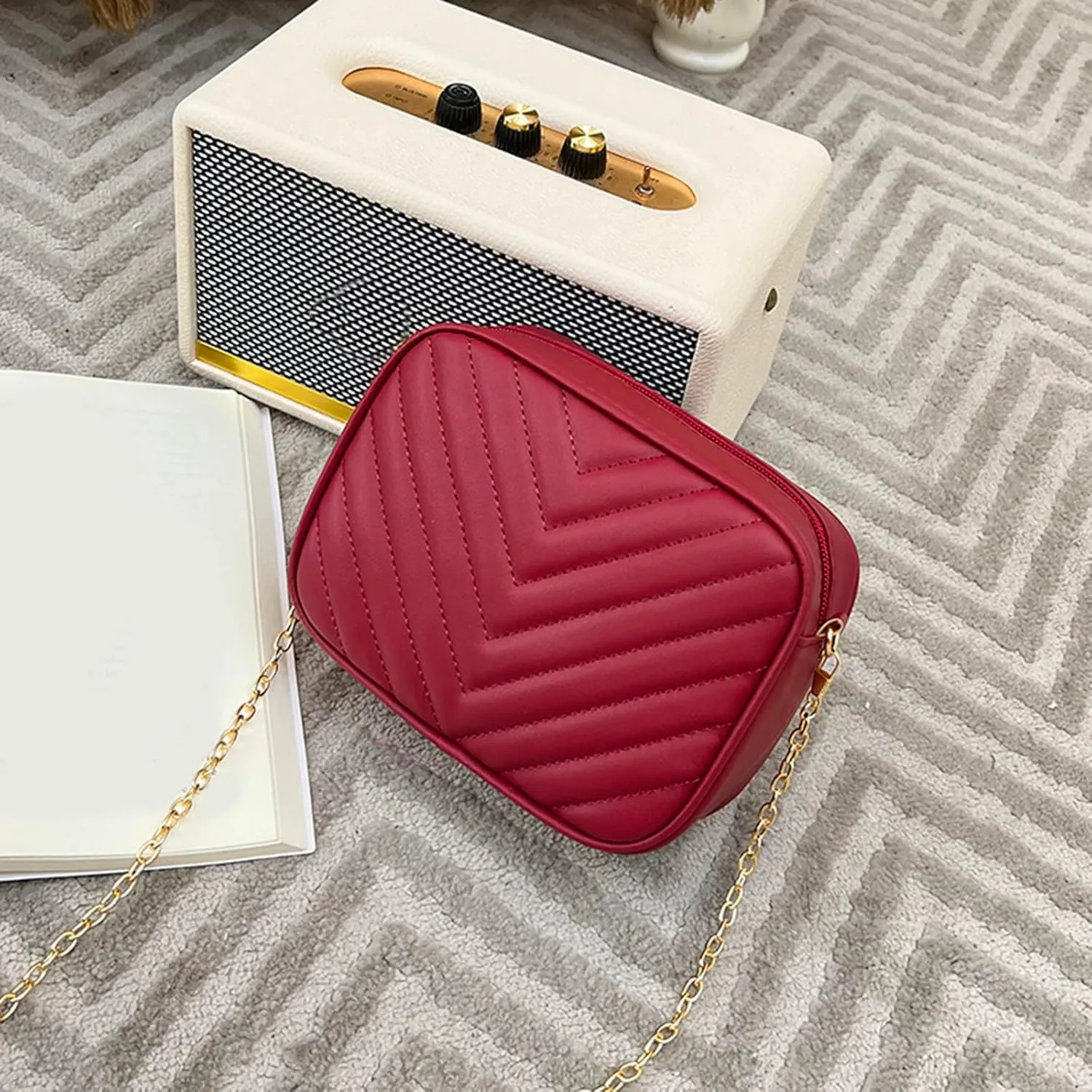 Tote Bag for Women Women Messenger Bag Fashion Simple Trend Chain Shoulder Bag Purse Practical
