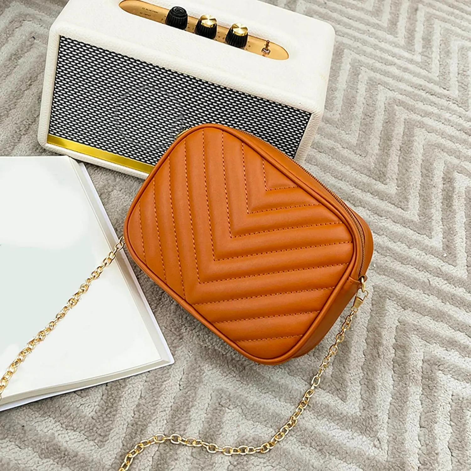 Tote Bag for Women Women Messenger Bag Fashion Simple Trend Chain Shoulder Bag Purse Practical