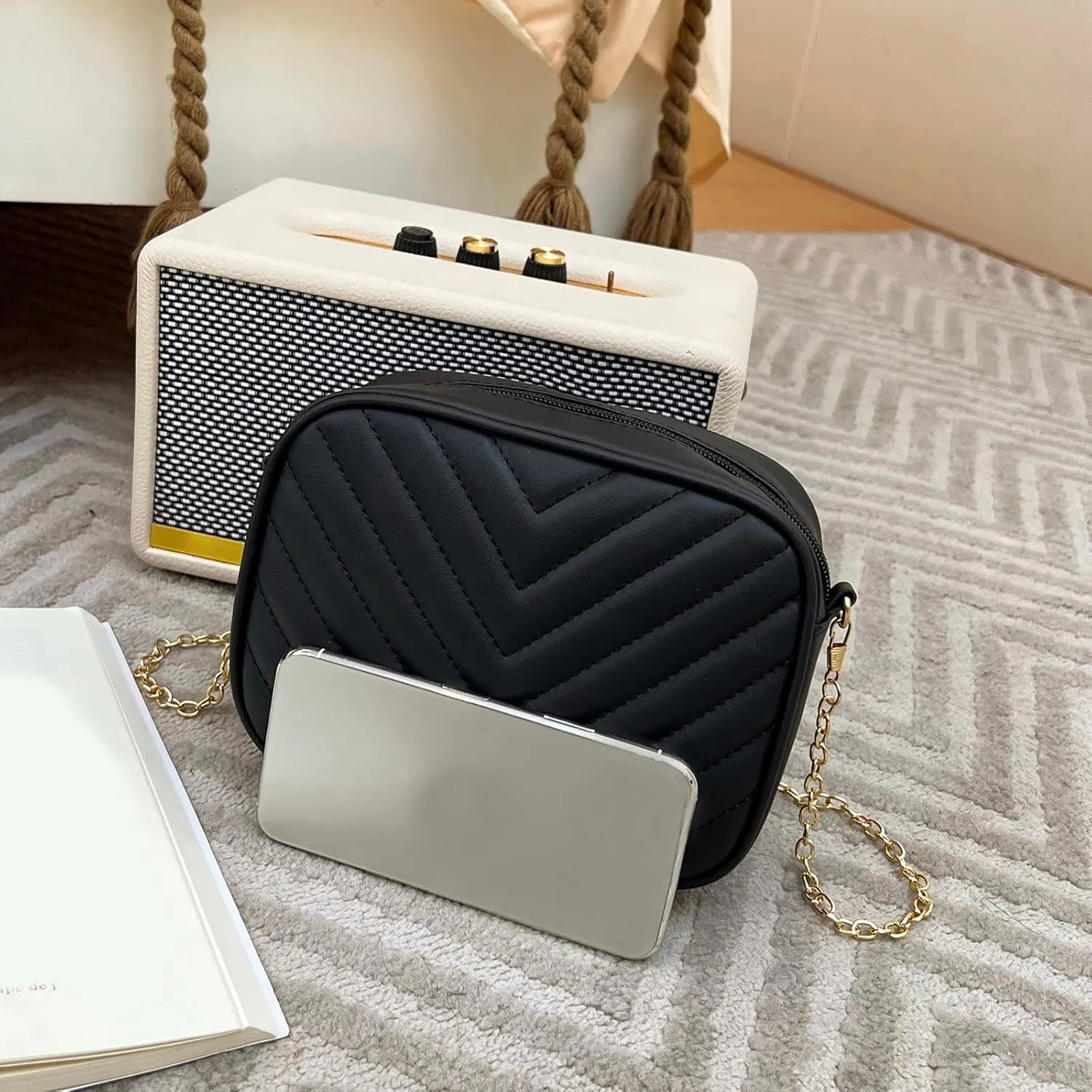 Tote Bag for Women Women Messenger Bag Fashion Simple Trend Chain Shoulder Bag Purse Practical