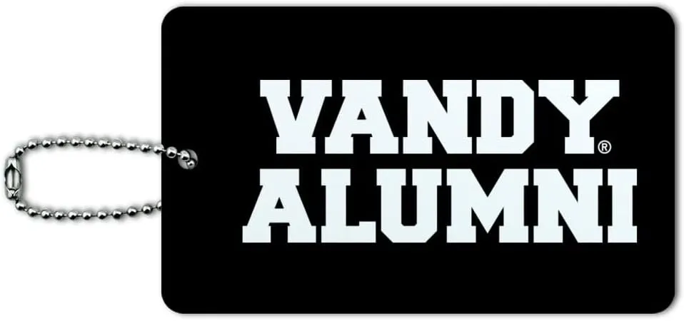 Vanderbilt University Alumni Luggage Card Suitcase Carry-On ID Tag