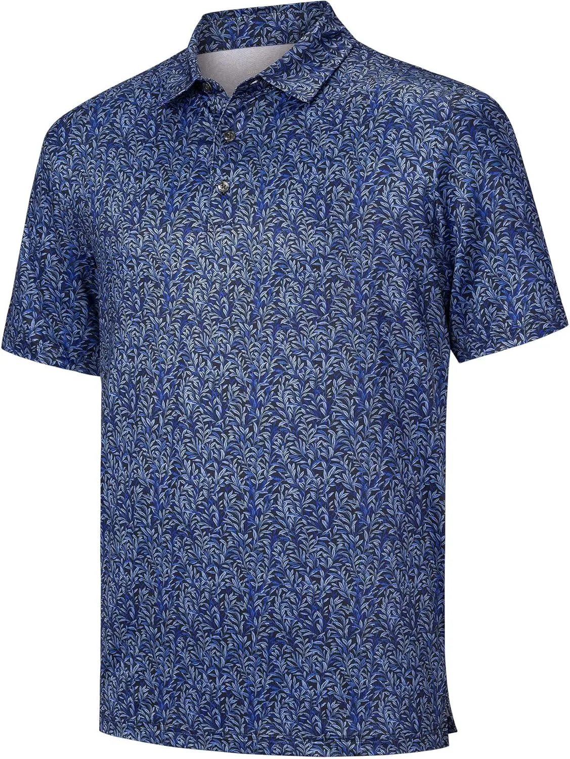 Willit Men's Golf Polo Shirts Short Sleeve Quick Dry Performance Moisture Wicking Print Casual