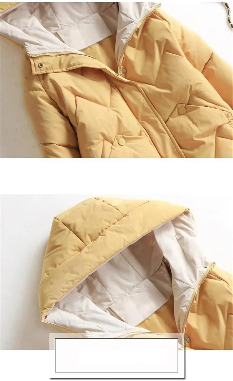 Winter Female Jacket Hooded Down Padded Coat Women's Short Cotton Jacket Warm Outwear