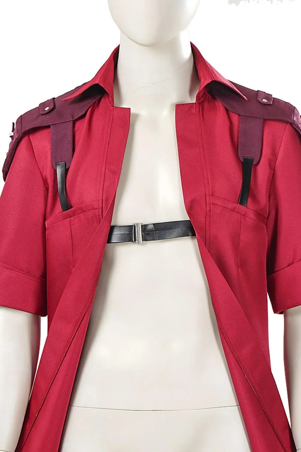 Wolancy Mens Retro Vintage Trench Coat Long Classic Red Jacket Gloves Necklace Outfit Windbreaker Jackets Overcoat